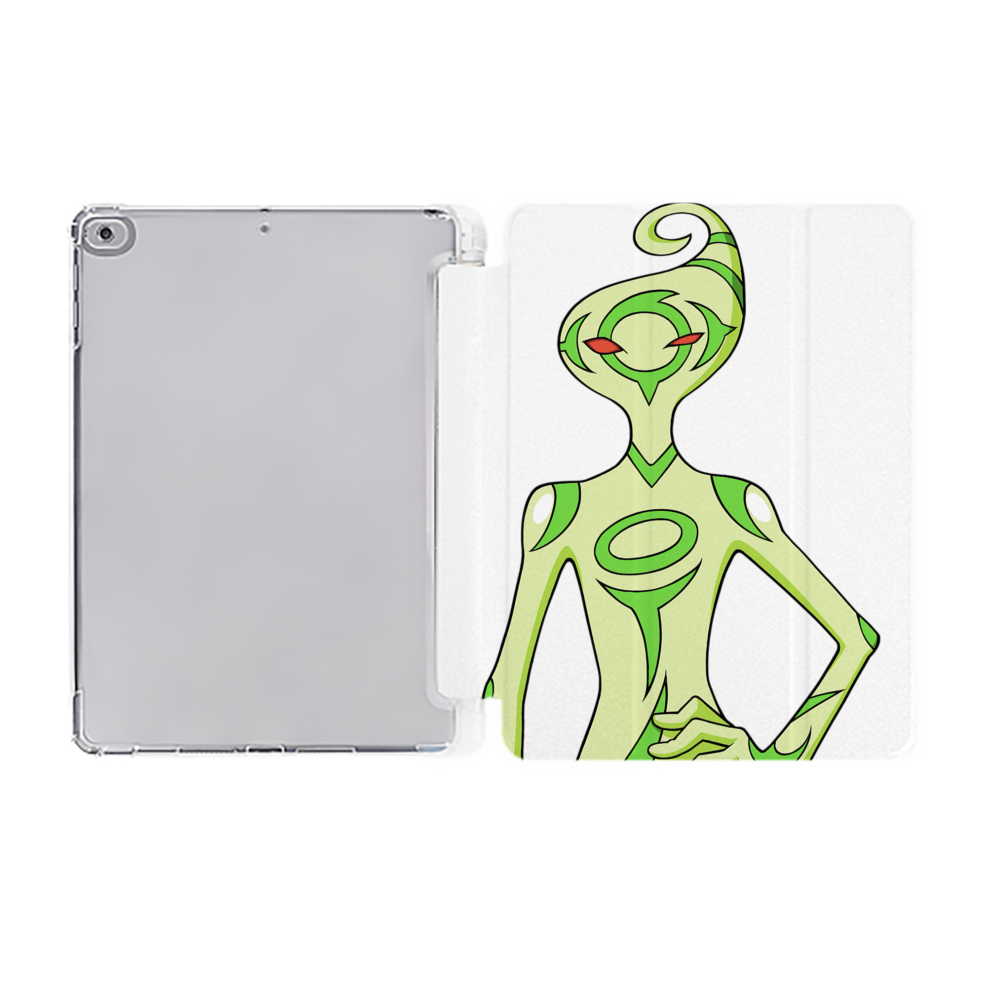 （画像用） 遊☆戯☆王 Yu-Gi-Oh! IPad ケース ペン収納付き 三つ折りスタンド PUレザー×シリコン 対応機種9.5/10.5/10.9インチ